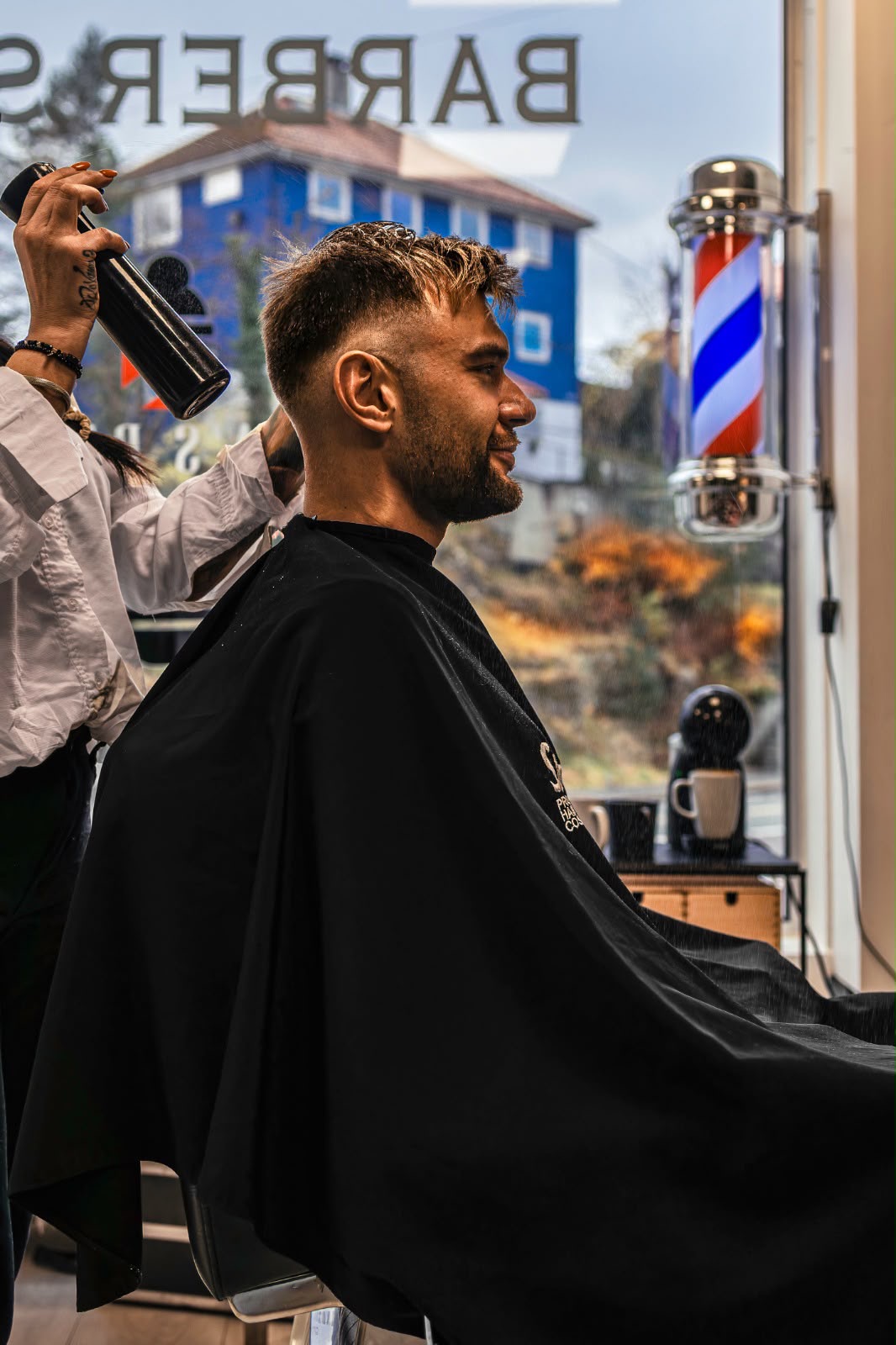 Interiør i barbershop